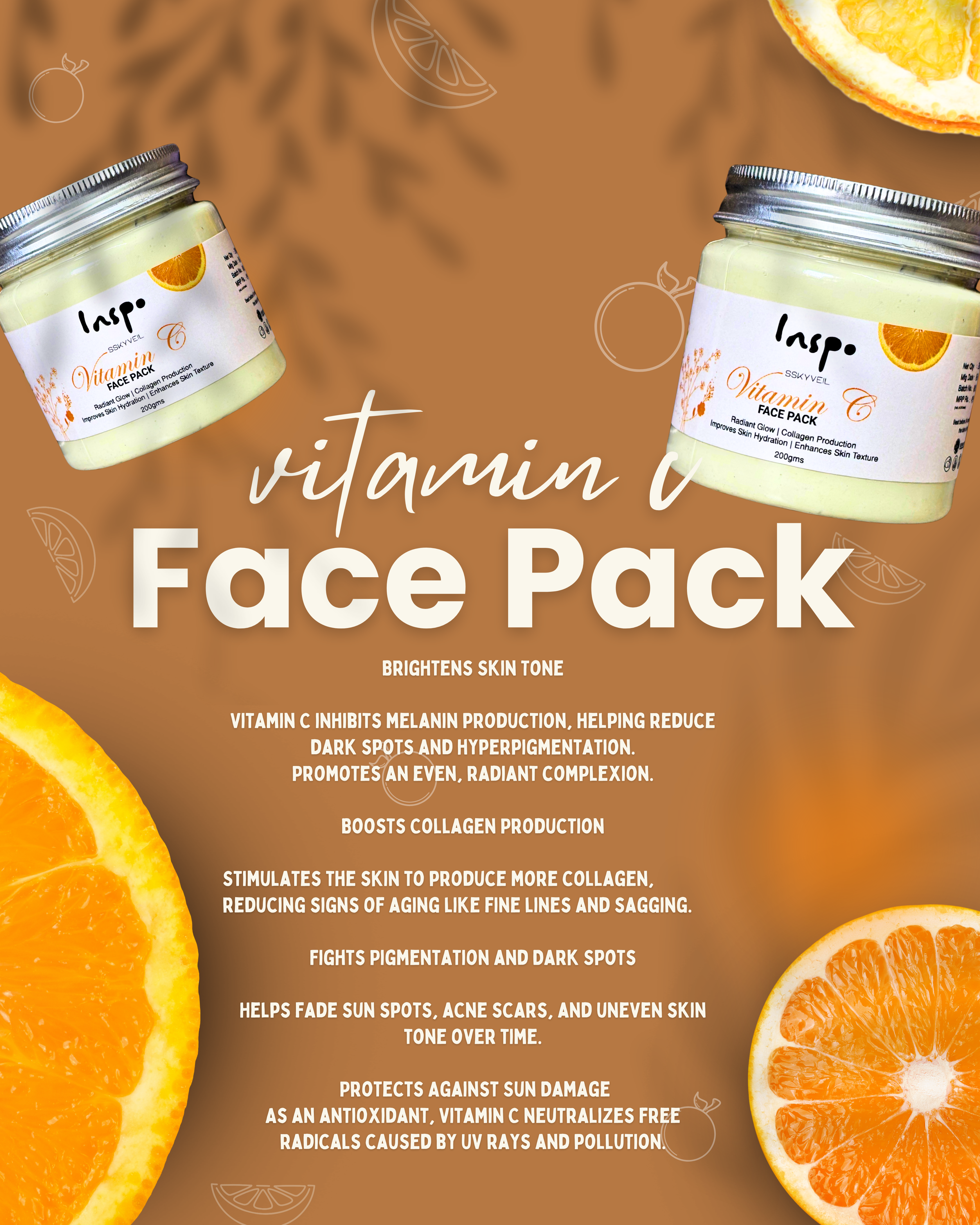 Vitamin C face pack