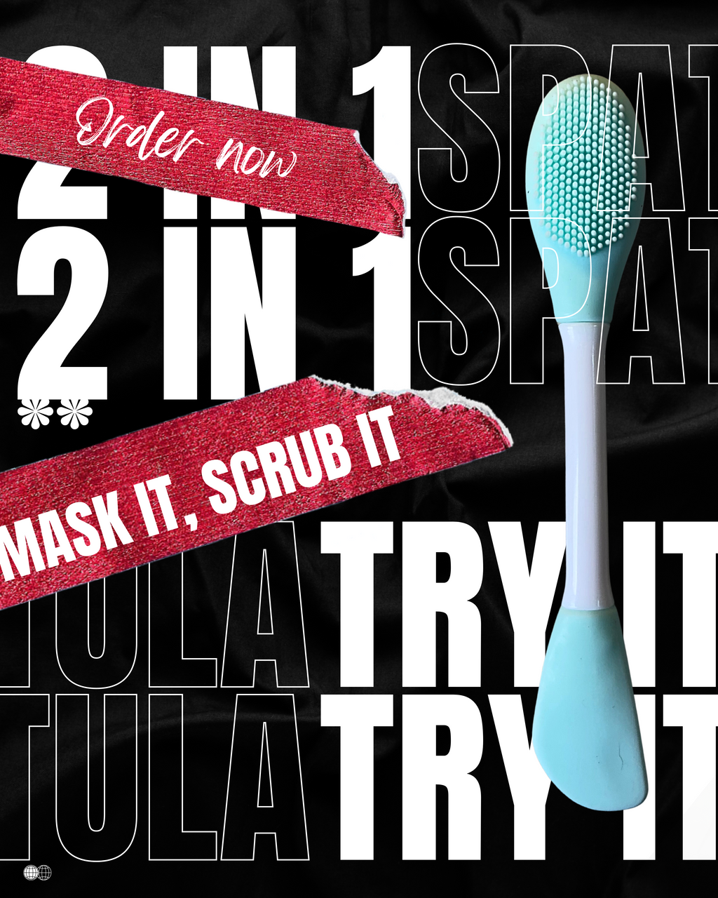 2 in 1 Face Spatula